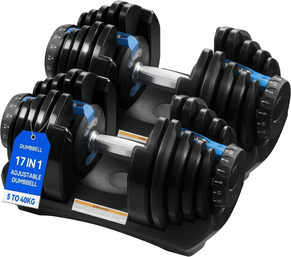 Pehlwan Adjustable Dumbbell Pair (40kg)